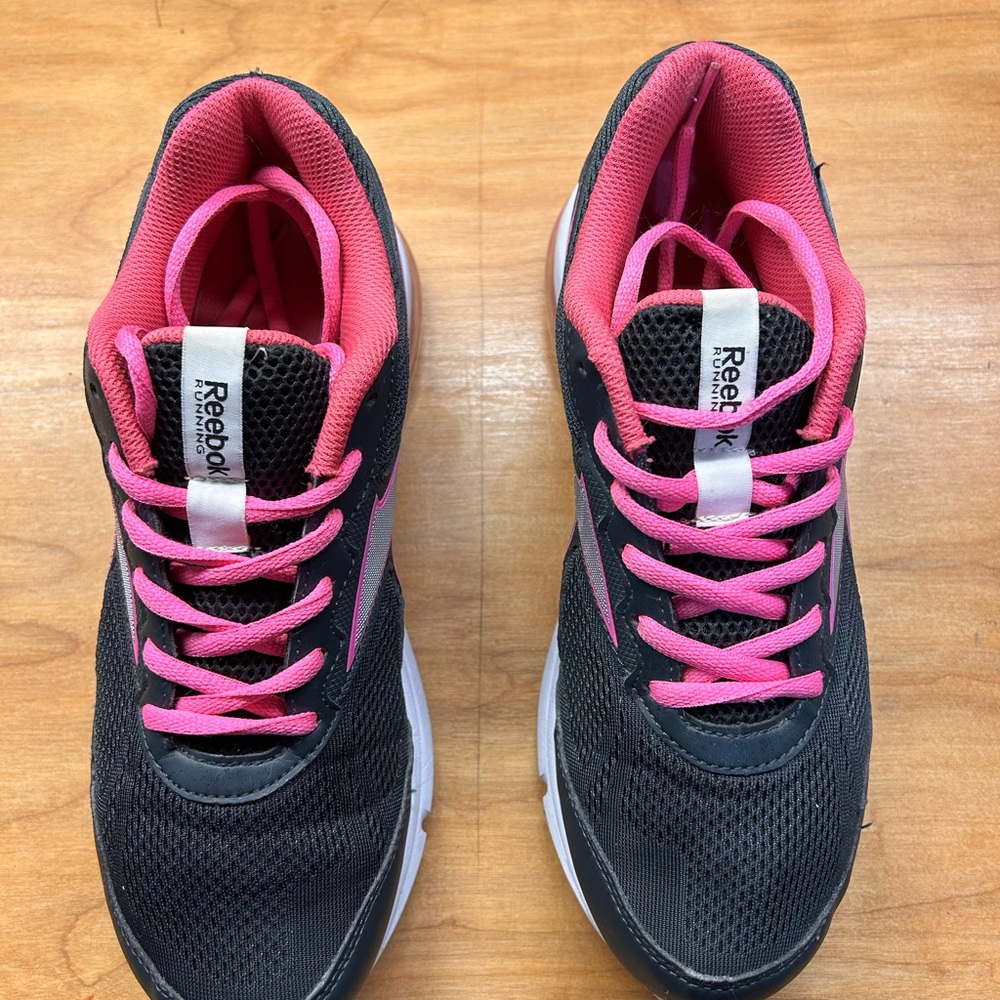Reebok Women's Athletic Shoes in Black and Pink DMX Ride Running Shoes
